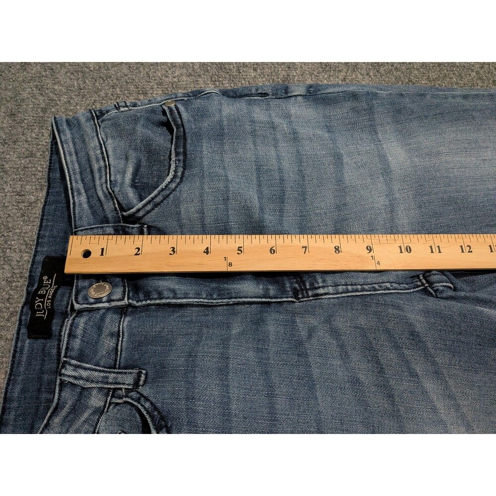 Judy Blue Trouser Flare Jeans Womens 7/28 Denim Blue - Picture 6 of 9